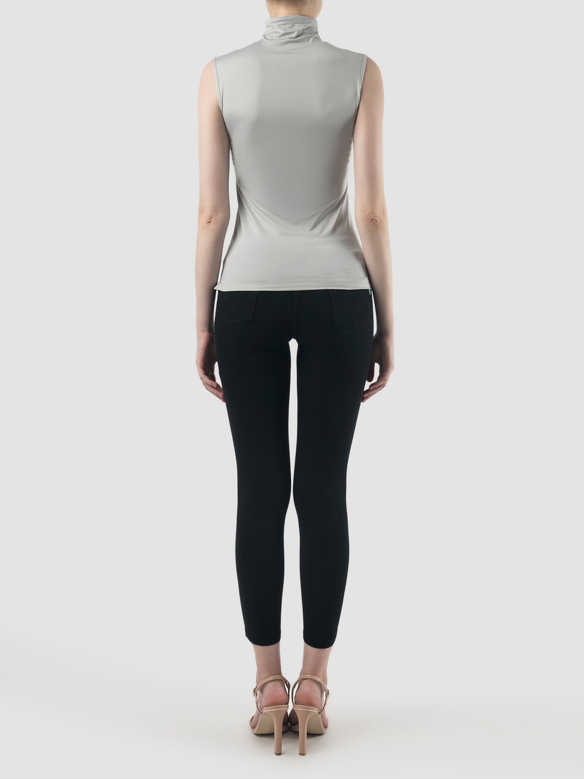 Harbor mist grey sleeveless inner top