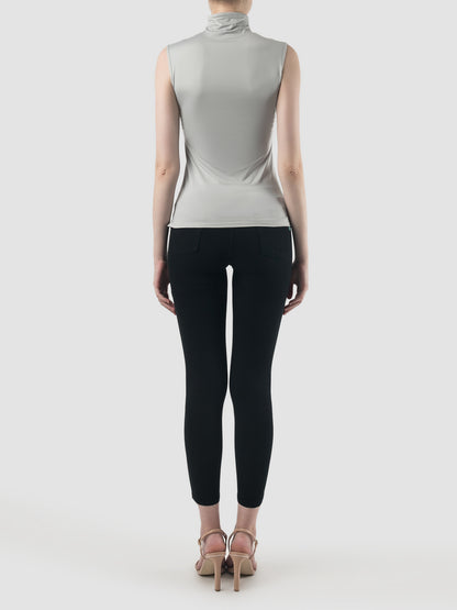 Harbor mist grey sleeveless inner top