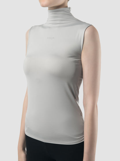 Harbor mist grey sleeveless inner top