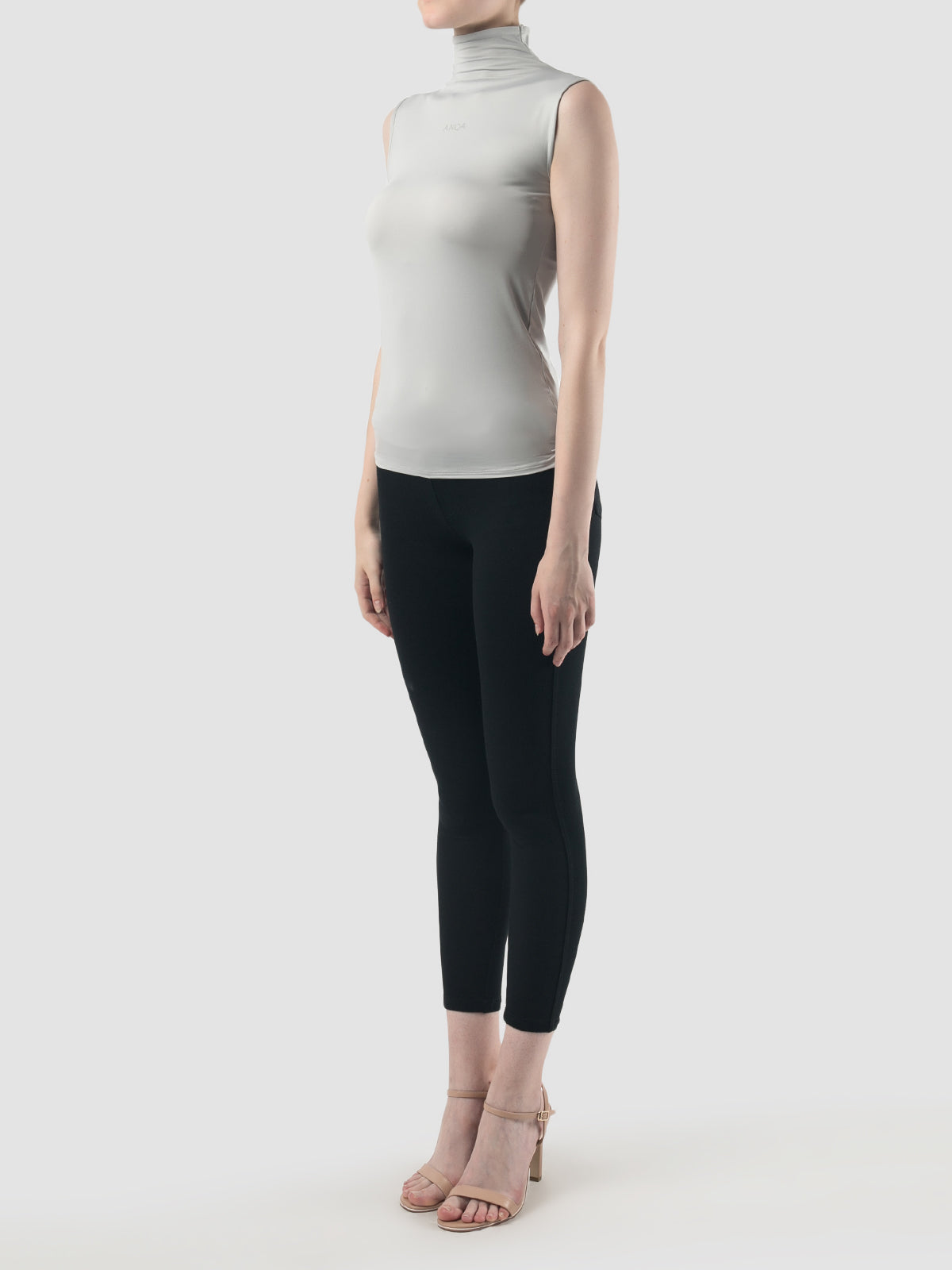 Harbor mist grey sleeveless inner top