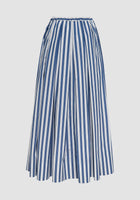 Blue Line White Maxi Skirt