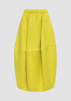 Lime Volume Skirt