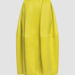 Lime Volume long skirt