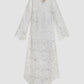 White lace Overlap Collar long-sleeved outer