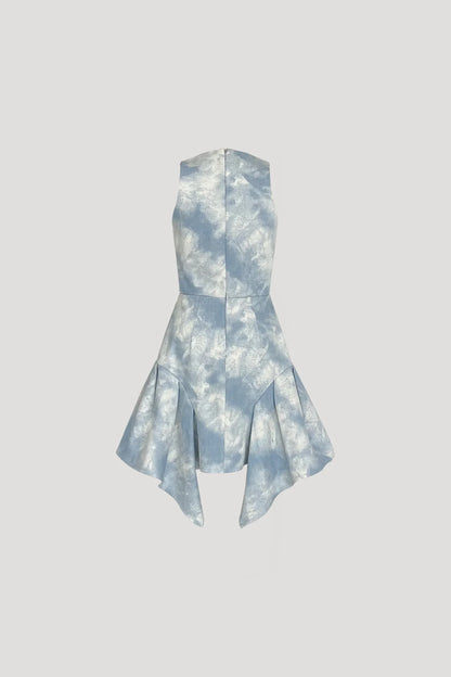 Dusty Blue Labellum Dress