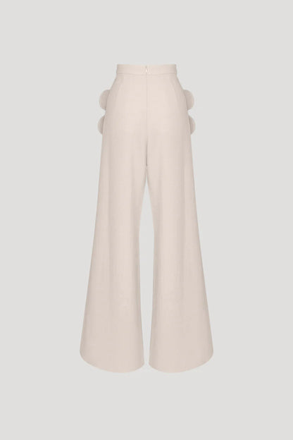 Ecru White Pharynx Pants