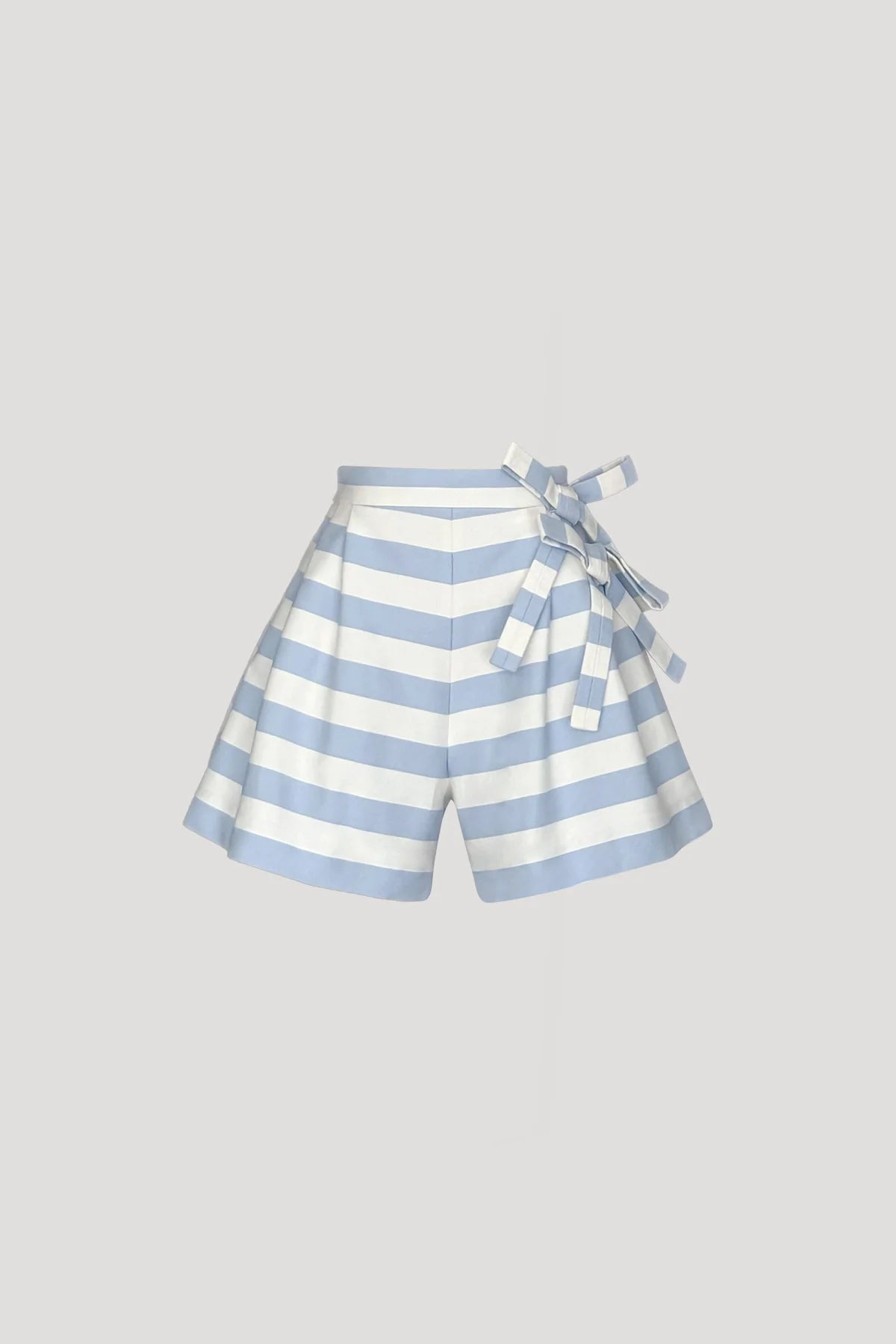 Ash Blue Stripes Lobes Shorts