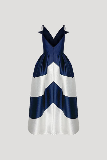 Dark Blue/White Mesonotum Dress