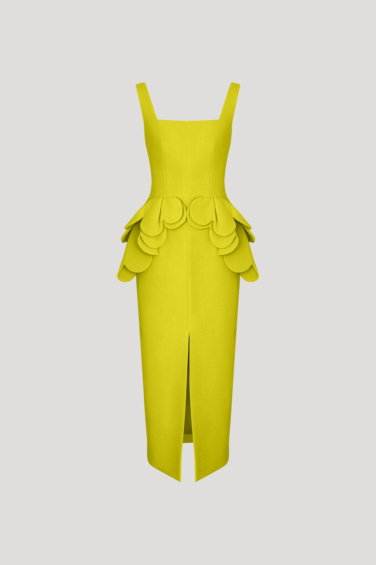 Lime Green Degage Dress