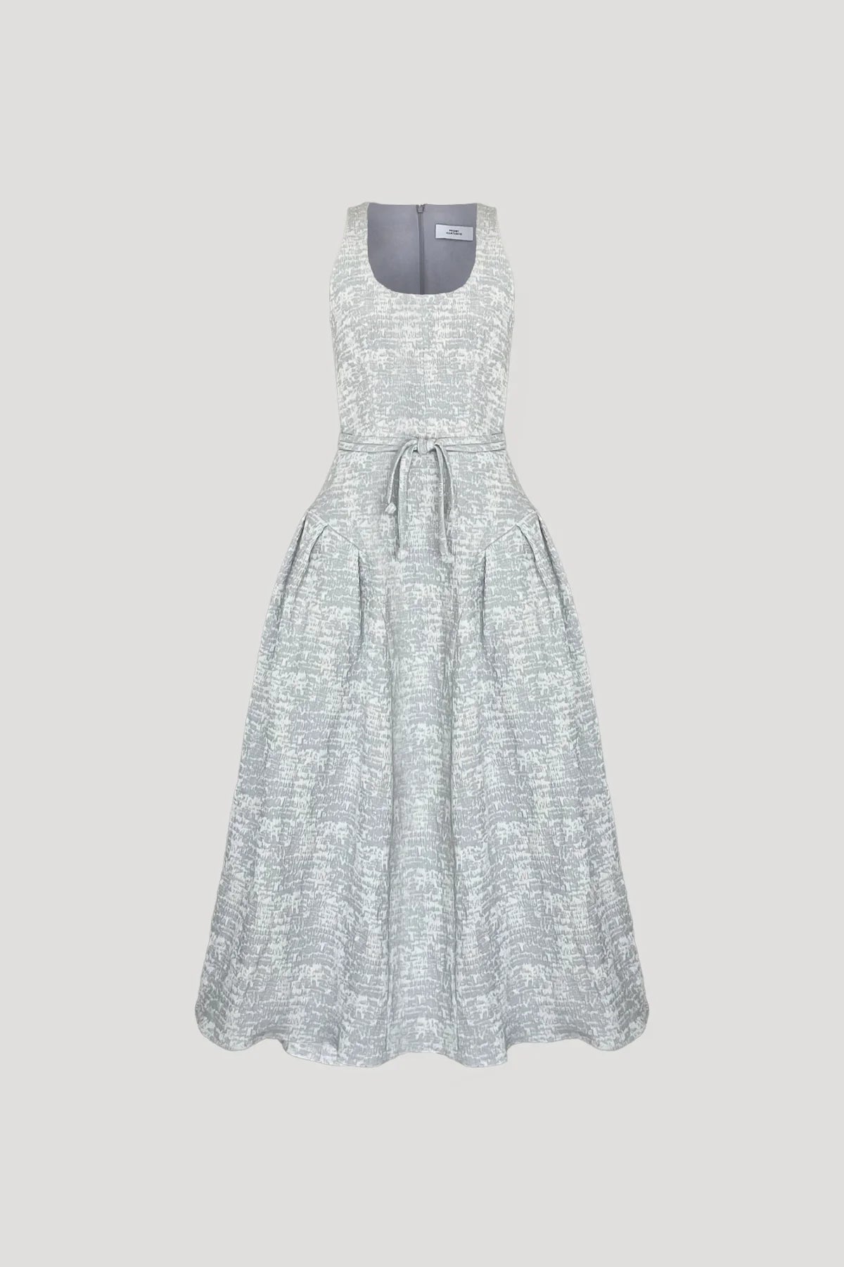 Crinkled Blue Apodeme Dress