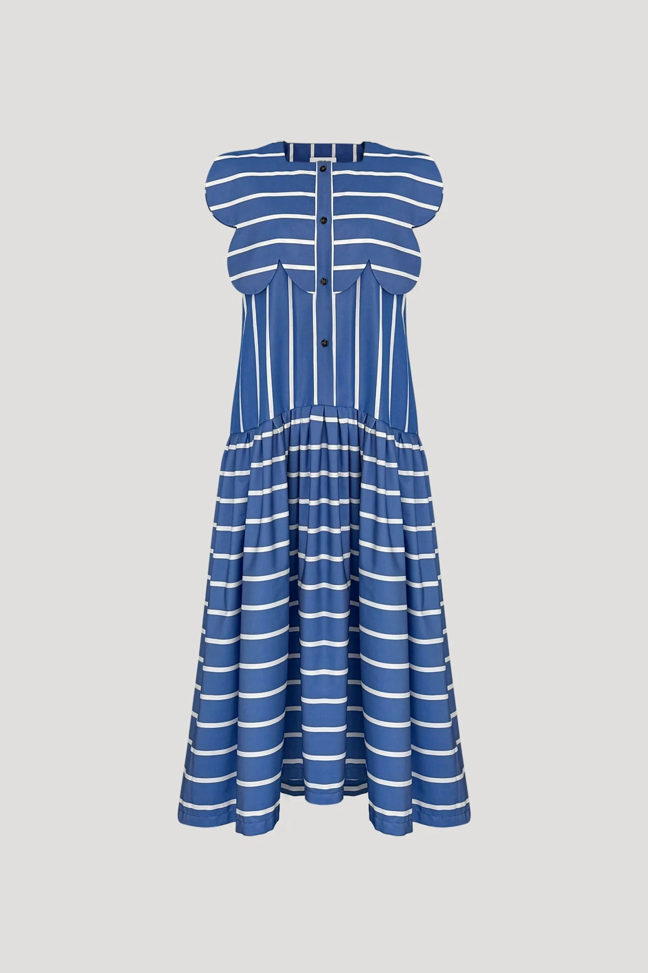 Blue Stripes  Tentorium Dress