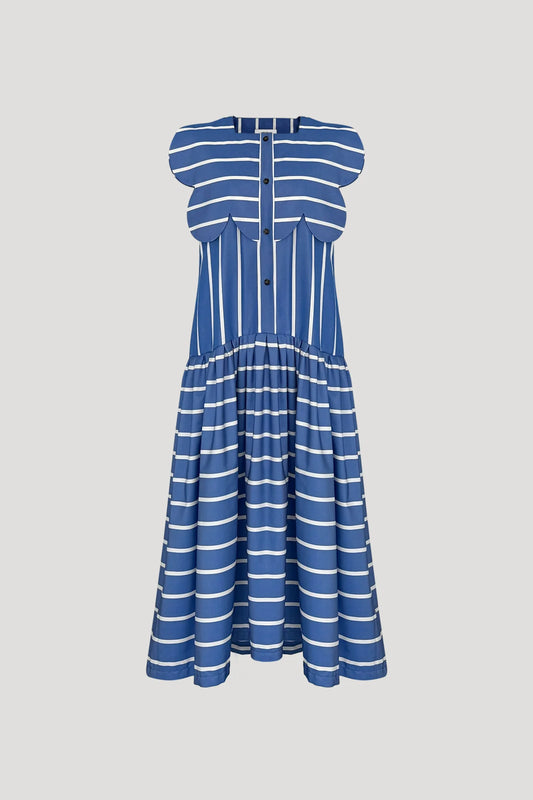 Blue Stripes  Tentorium Dress