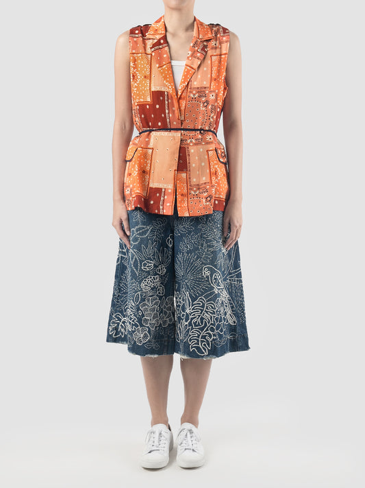 Prim Vest Bandana In Orange