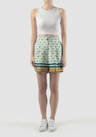 Mint Admira Swan printed shorts