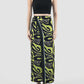 Green Ansel sarong with Swirll pattern