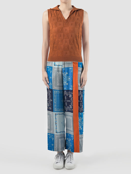 Ivy Sleeveless Knit Top In Teracota