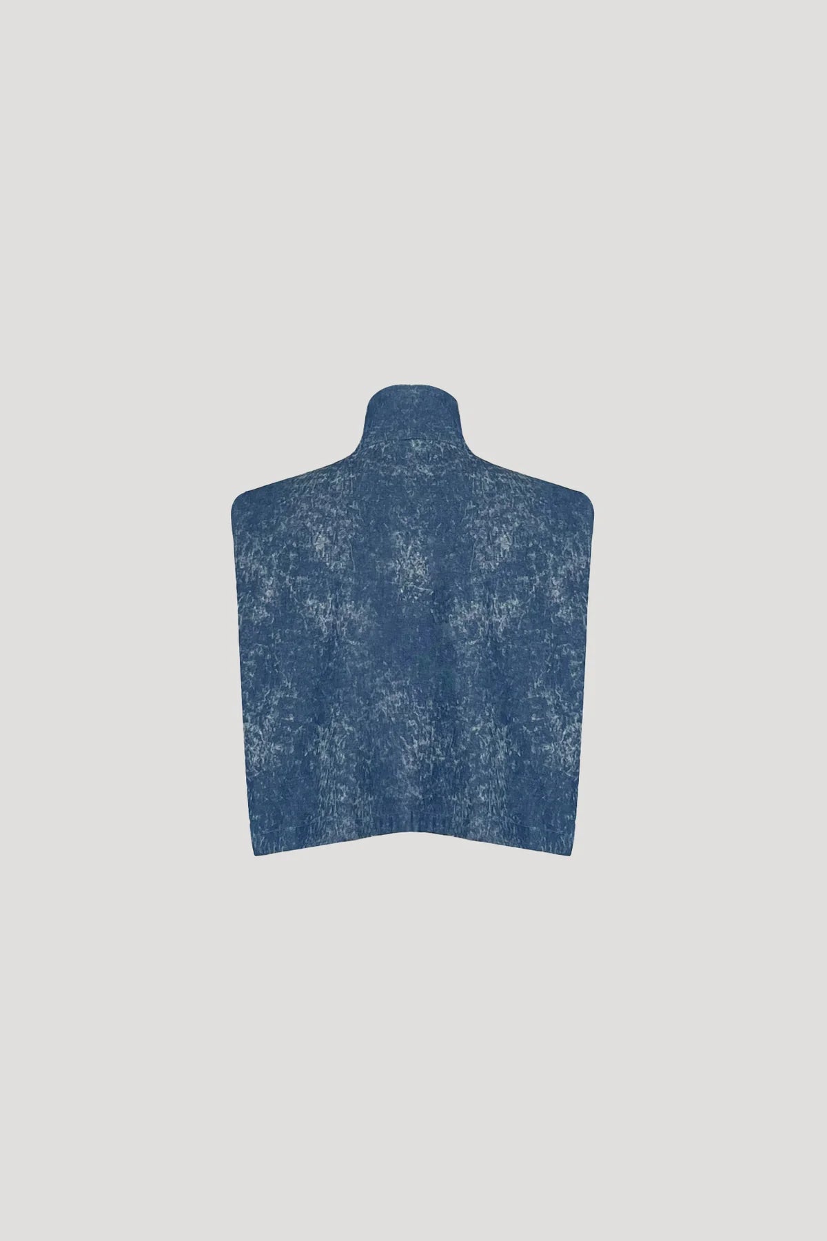 Denim Blue Fringe Shirt