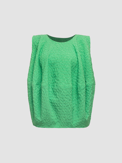 Clover Sleeveless Cocoon Top