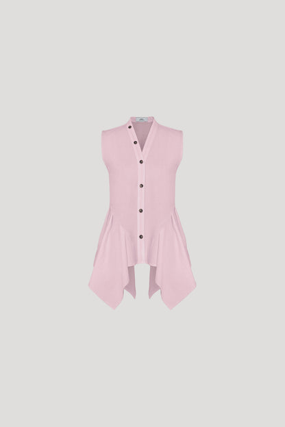 Baby Pink Flutter Shirt