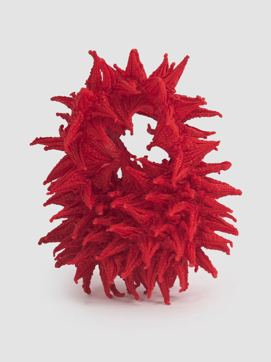 Fugu Bag Midi In Holly Red