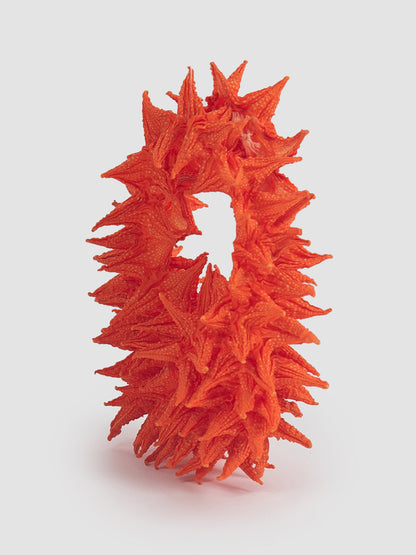 Orange Fugu midi bag