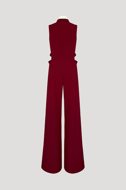 Wine Red Fukuro Jumpsuit