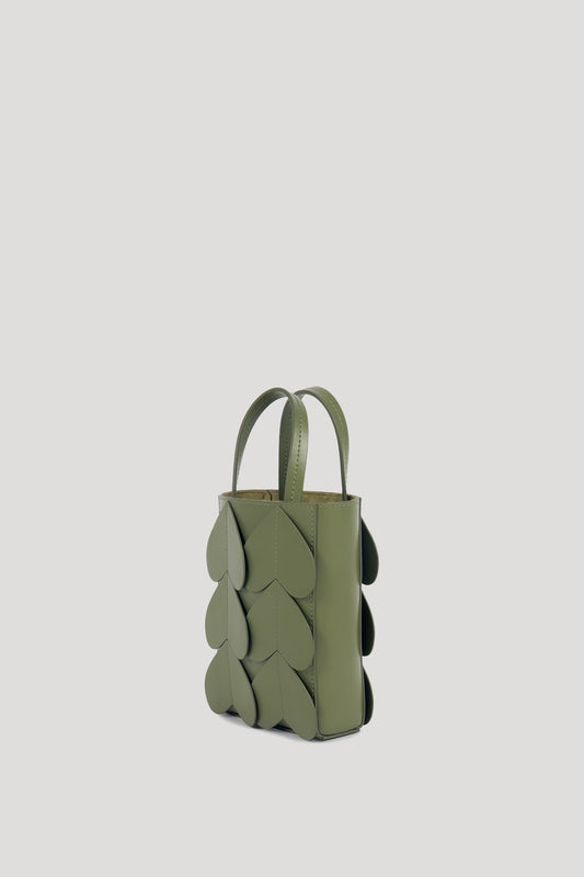 Givre Mini Tote Bag In Olive Green