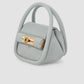 Grey Love mini handbag