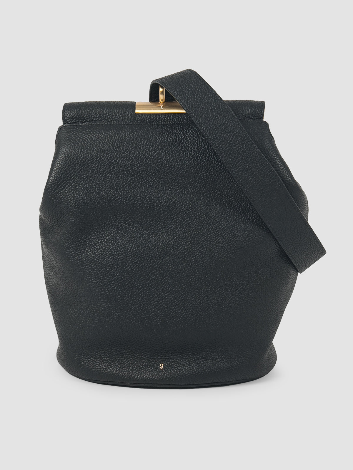 Black Lowa leather shoulder bag