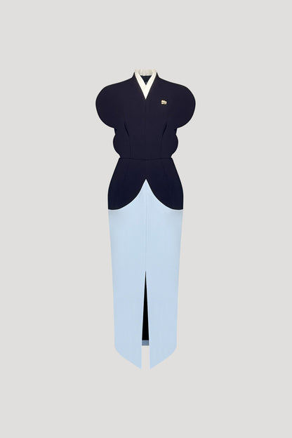 Dark Blue & Ash Blue Hotaru Dress