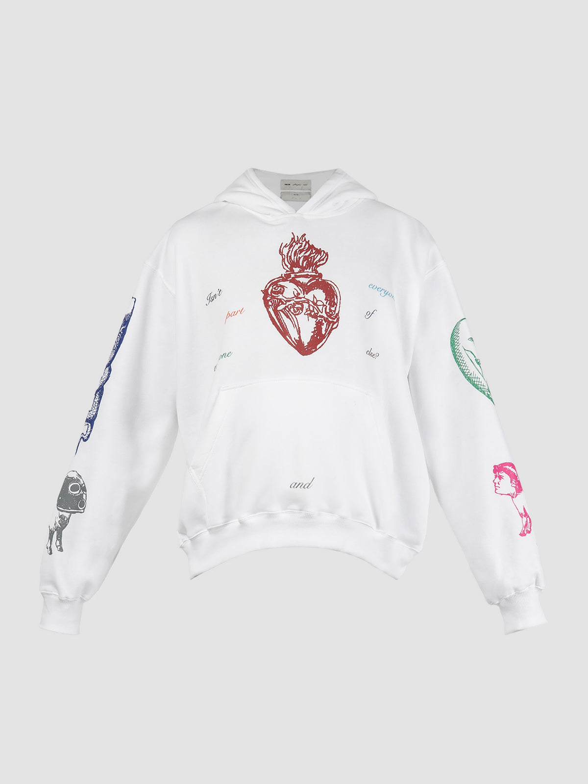 HOTEL X Andre Yoga Tomorrow Hoodie in White