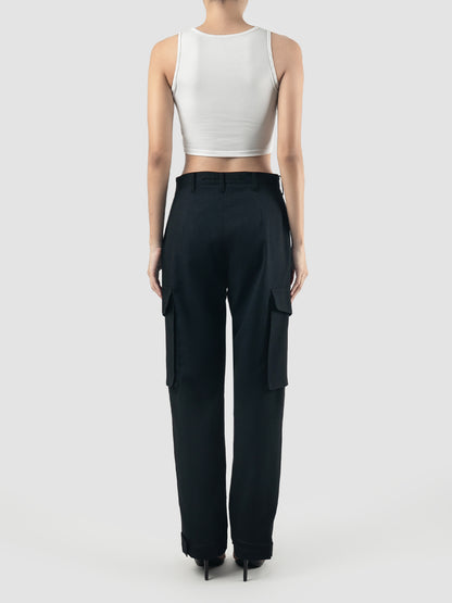 Black Parvati cargo pants