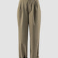 Dark beige Hiroki parachute-nylon pants