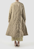 Dark beige Lavanya long coat