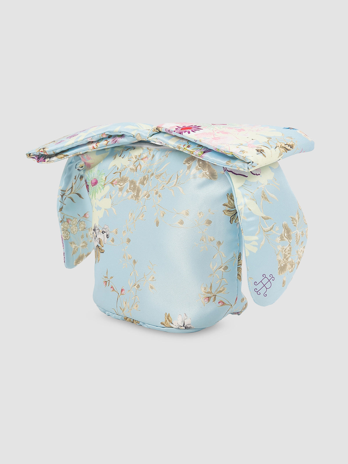 Jewel printed bag with bow handle