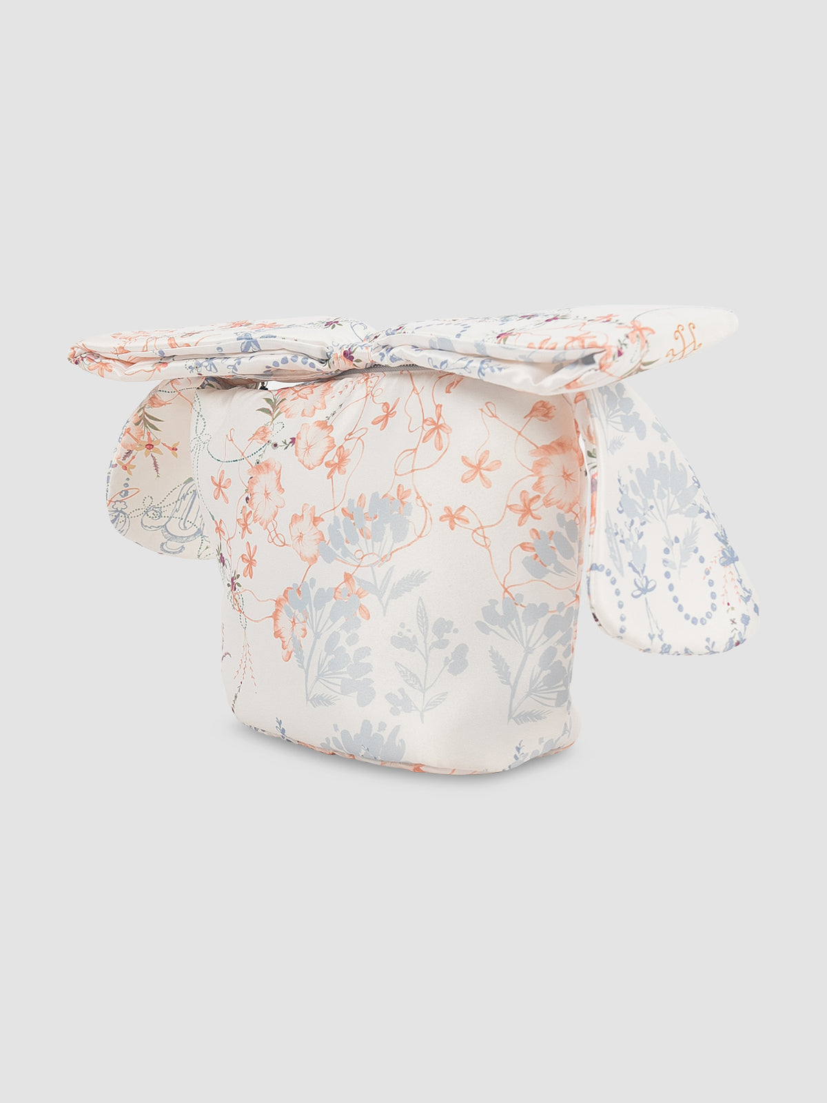 Jewel printed bag with bow handle