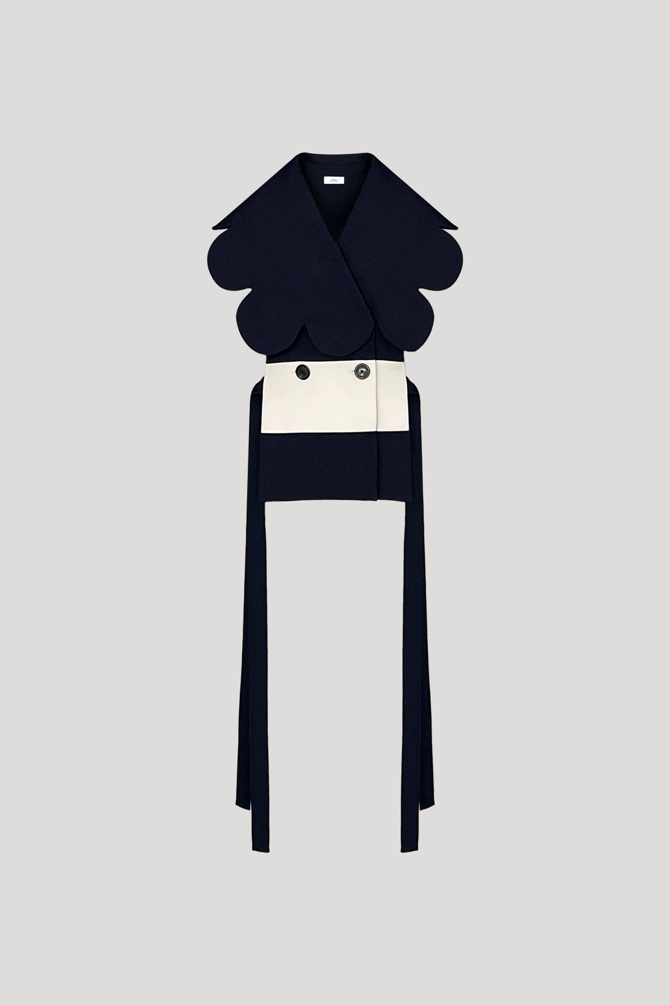 Dark Blue & Beige Itachi Vest