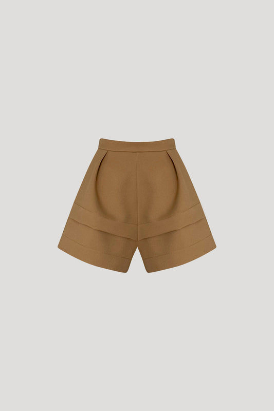 Joie Shorts in Leather Brown