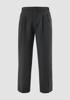 Dark grey pleated straight pants