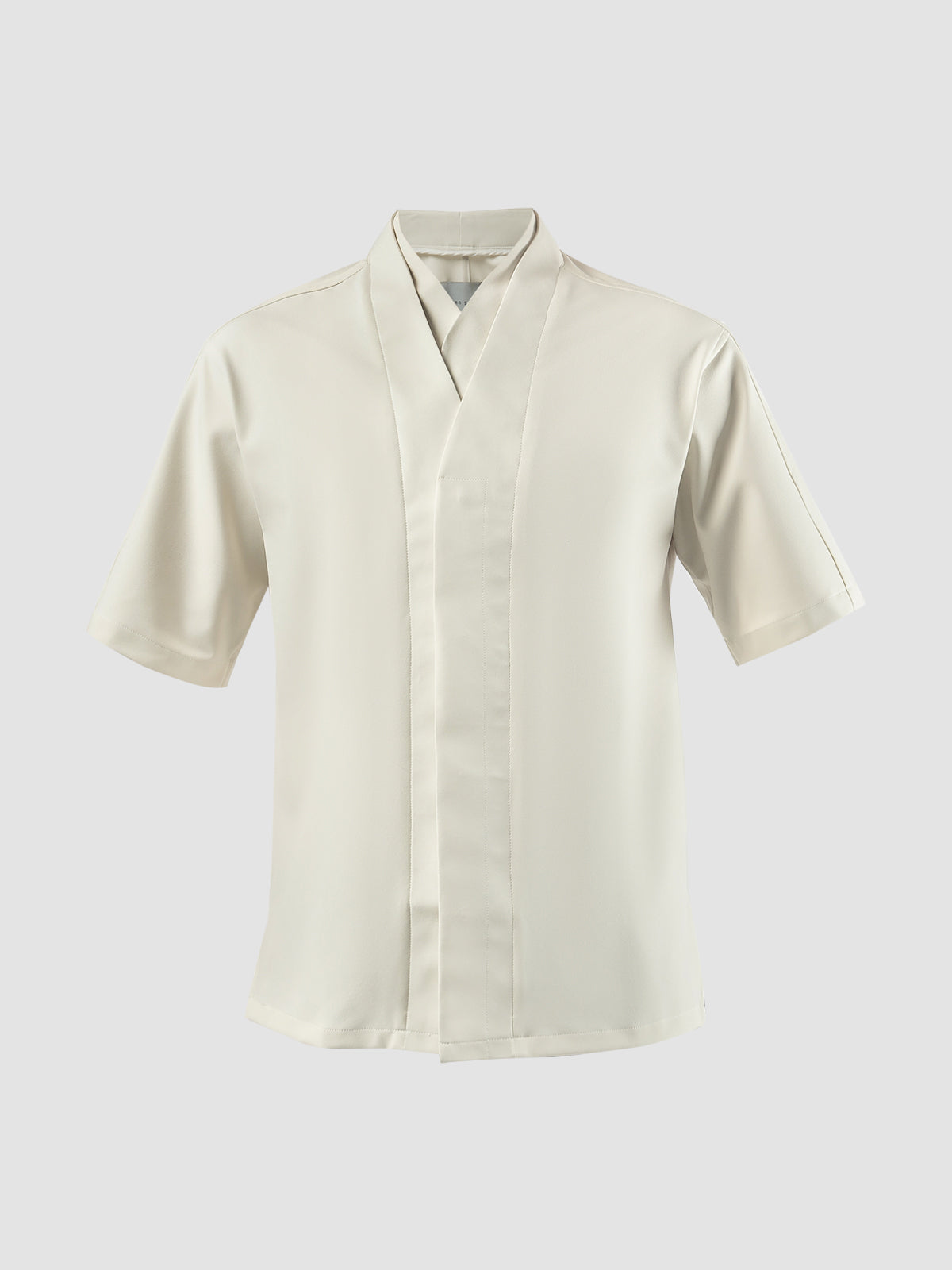 Ivory Part 5 loose shirt with double collar