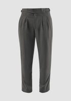 Dark grey Gurkha tapered pants
