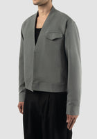 Dark grey double-layered jacket