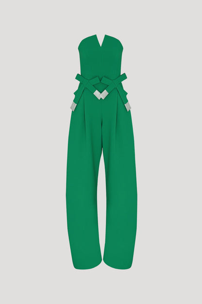 Fern Green Keyaki Jumpsuit