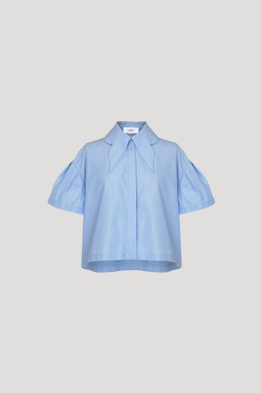 Blue Stripes Kikyo Top