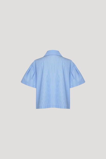 Blue Stripes Kikyo Top