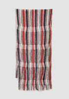 Red Stola long fringe scarf