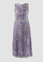 Alder lilac sleeveless midi dress