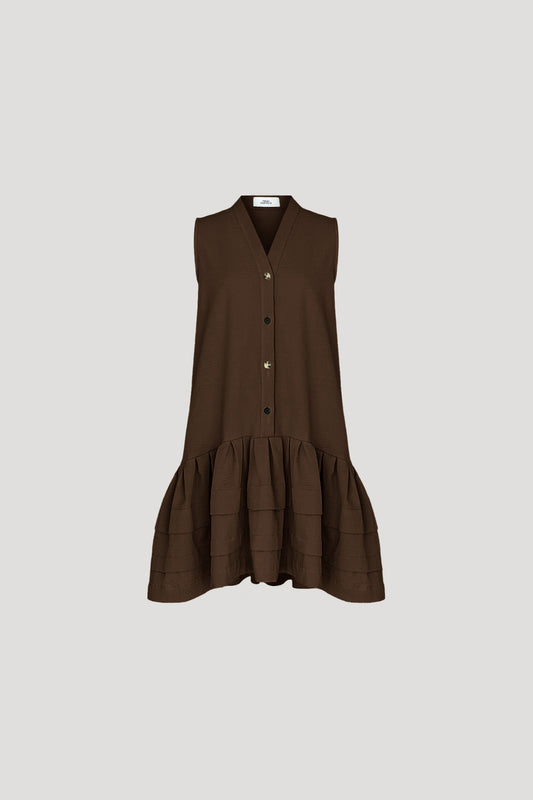 Walnut Brown Mikan Dress
