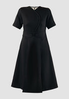 Black Viserys midi dress