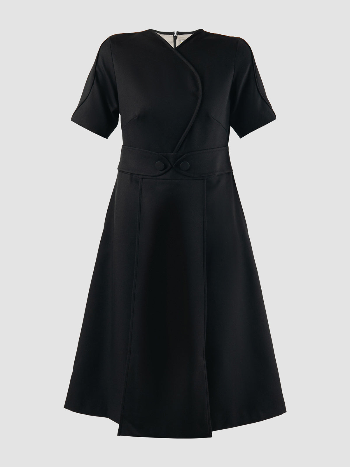 Black Viserys midi dress